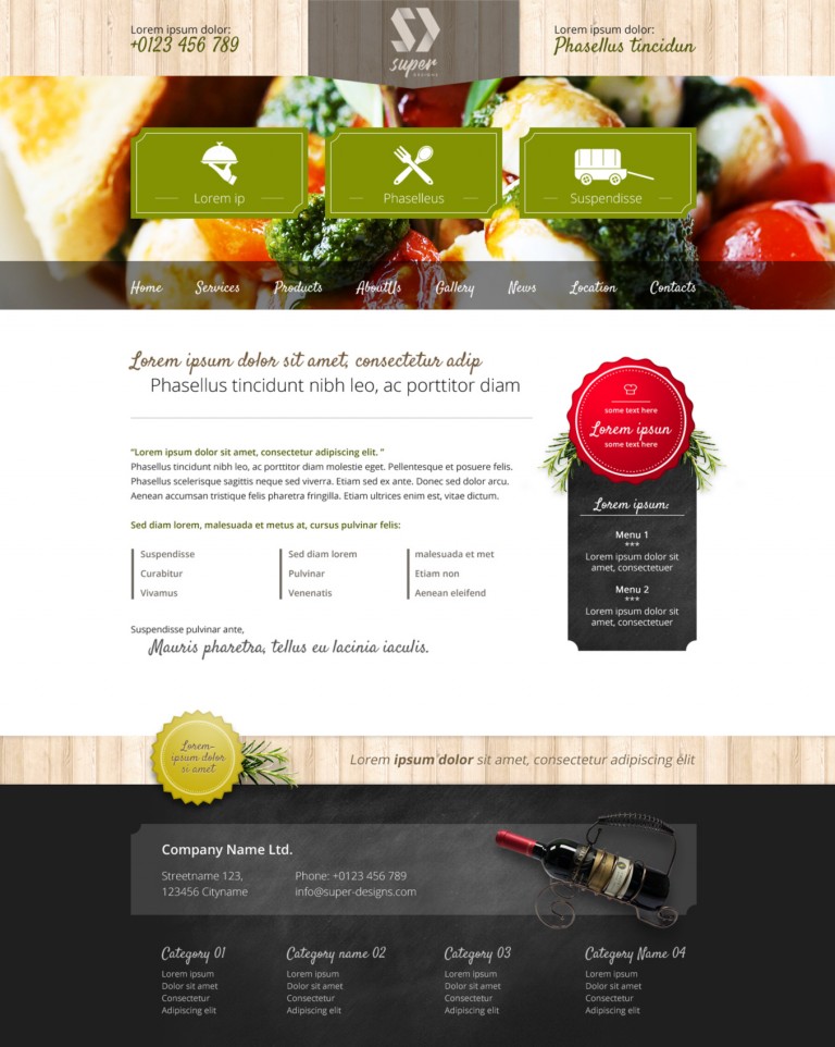 Tasty Restaurant HTML Template