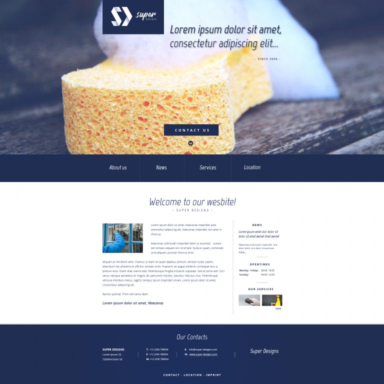 Cleaning Service HTML Template
