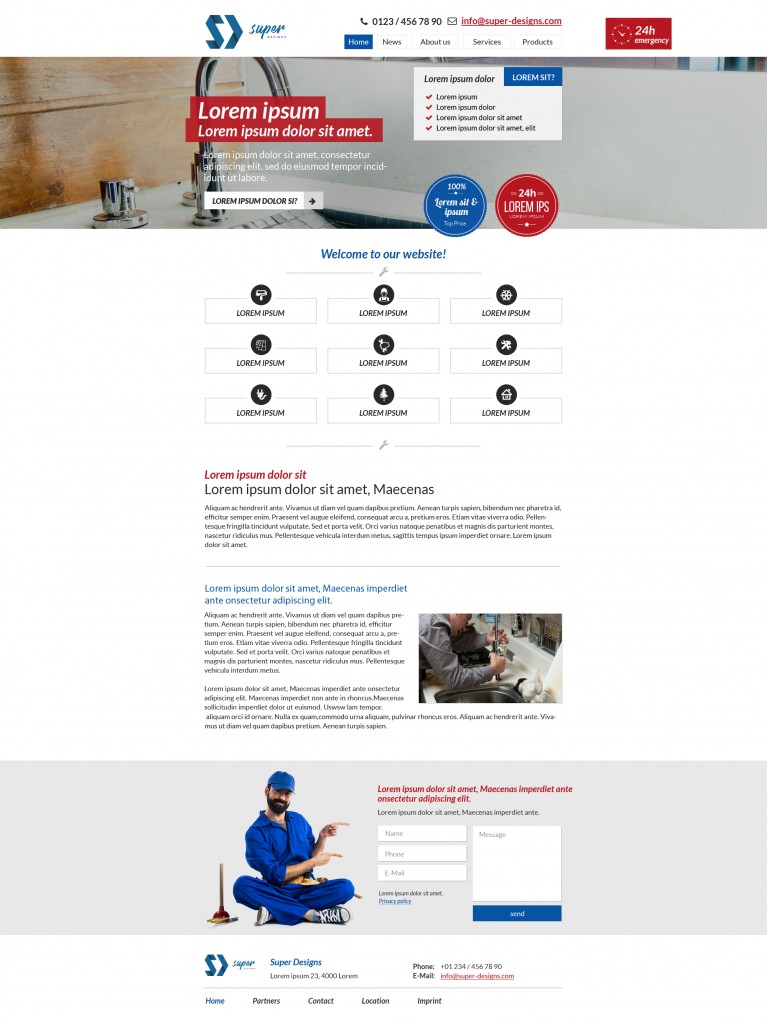 Neat Repair Services HTML Template