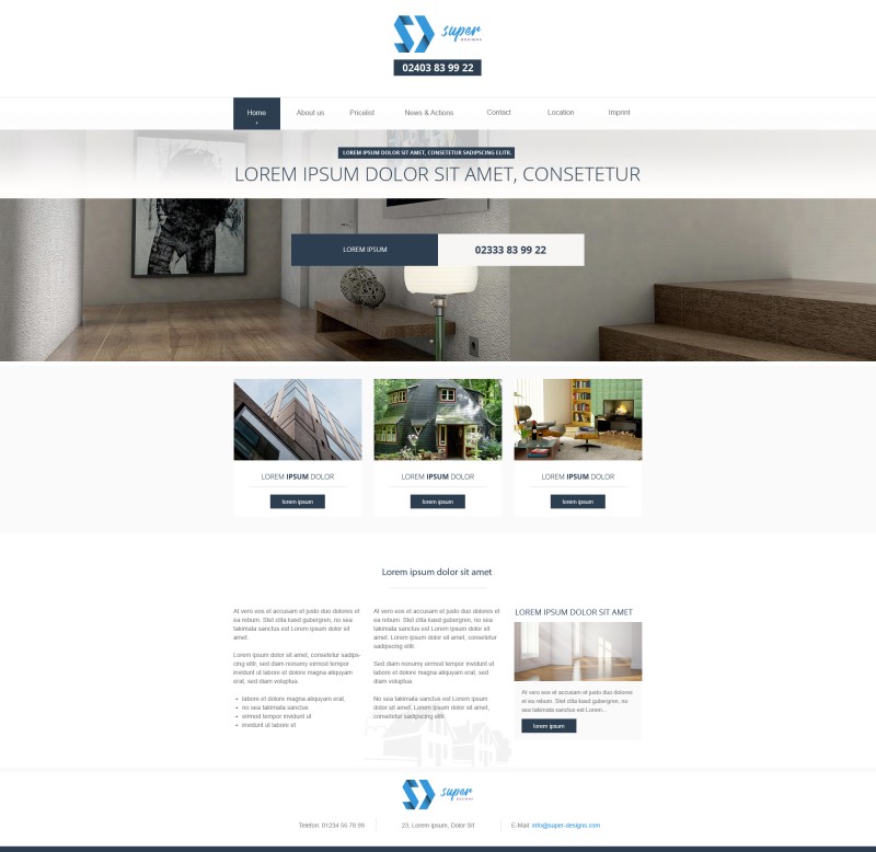 Modern Interior Furniture HTML Template