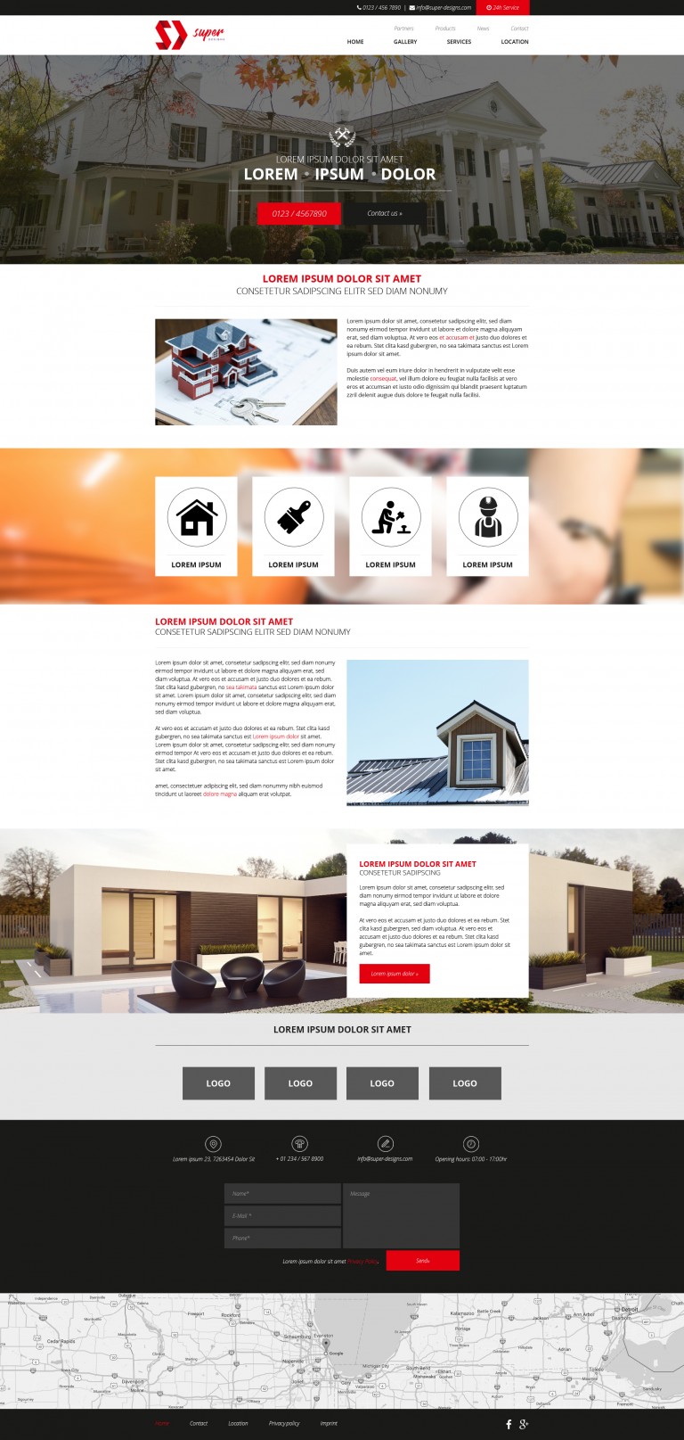 Design Building HTML Template