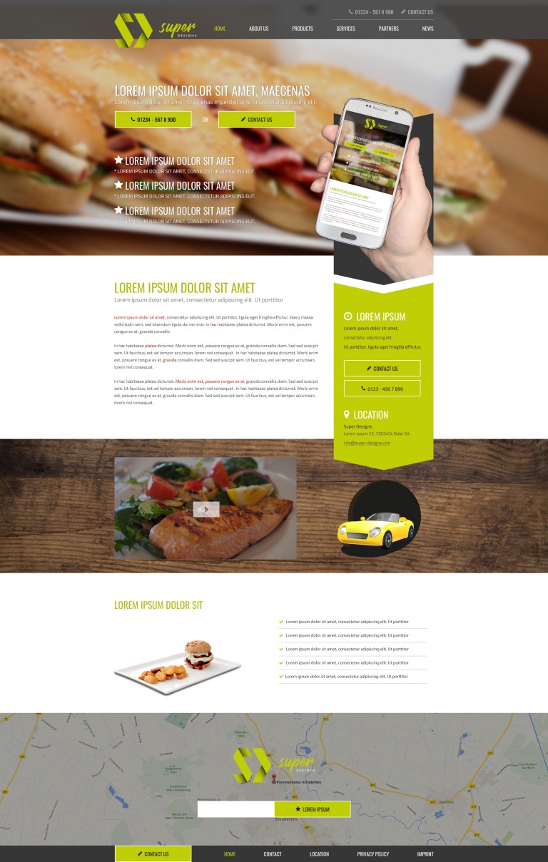 Tasty Food & Drinks HTML Template