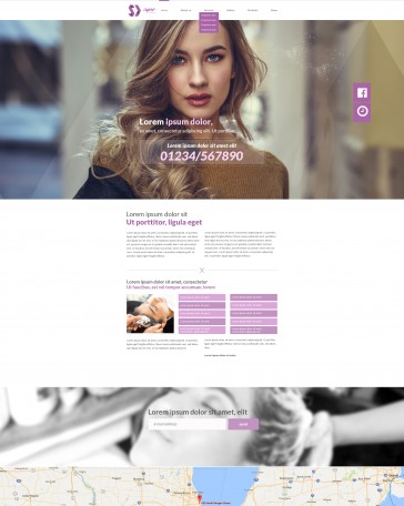 Pretty Woman Hair & Makeup HTML Template 