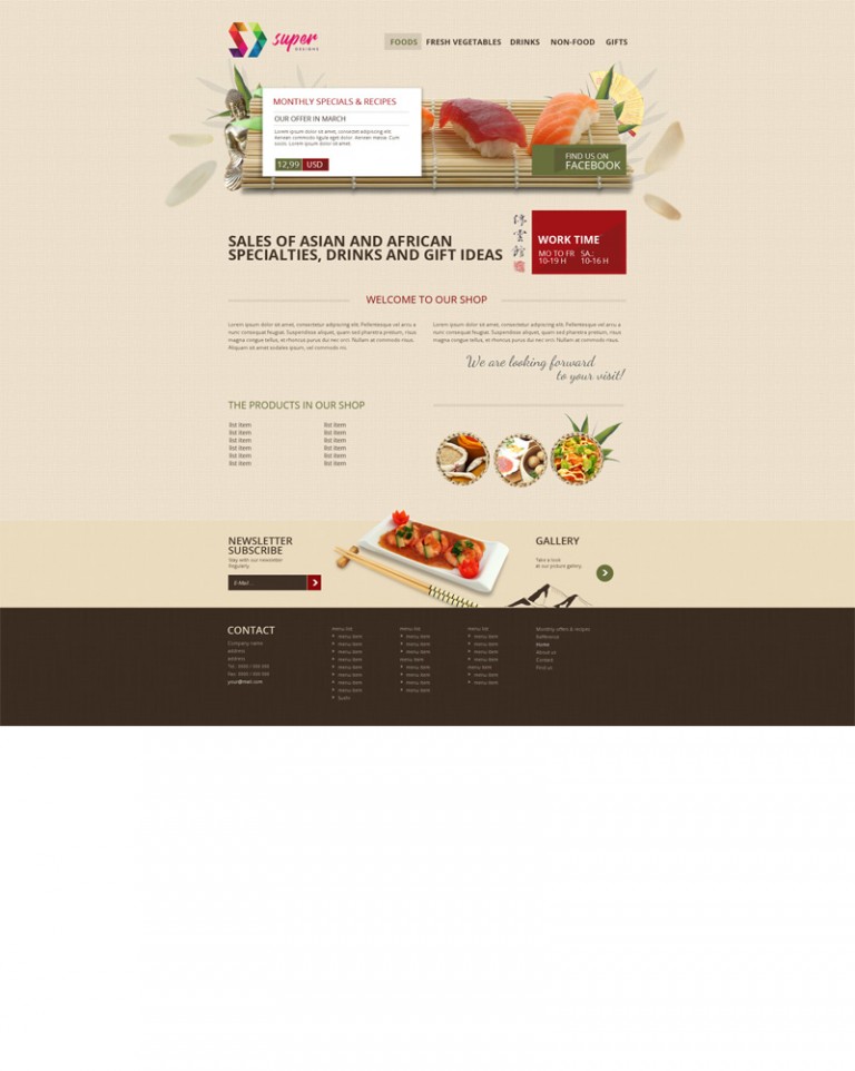 Asian HTML Template 