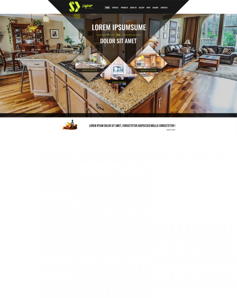 Fine Living Furniture HTML Template