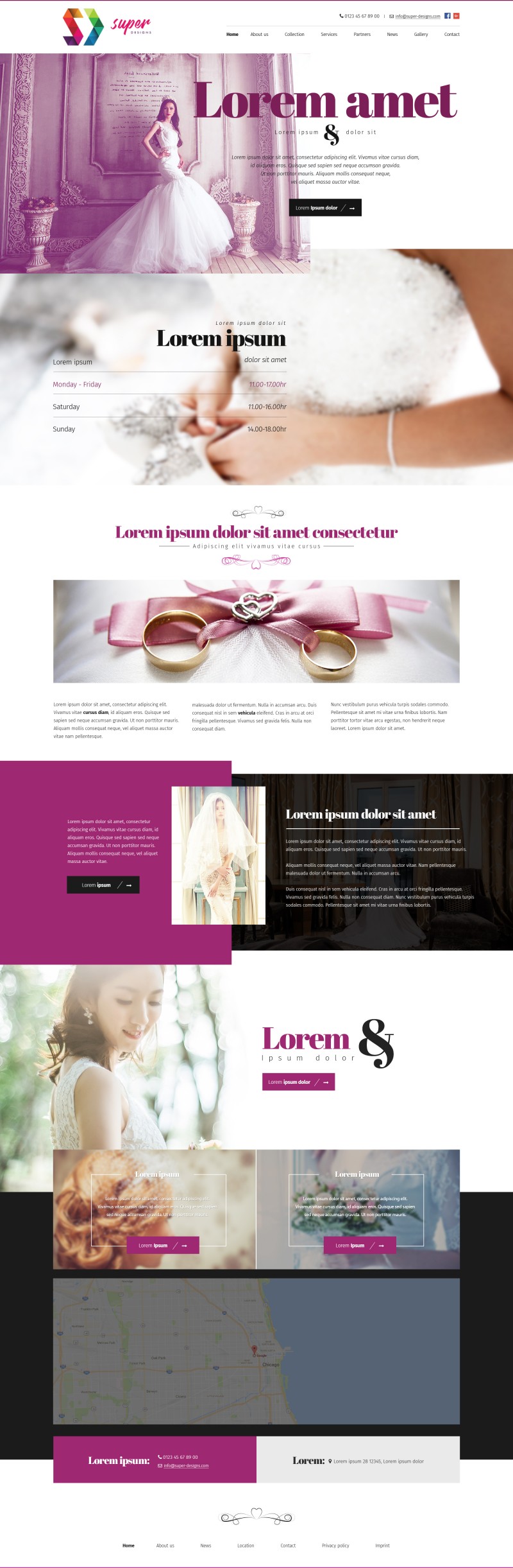 Sweet Bridal Clothing HTML Template