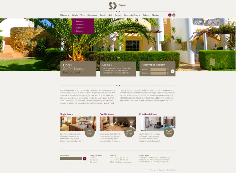 Luxury Resort HTML Template