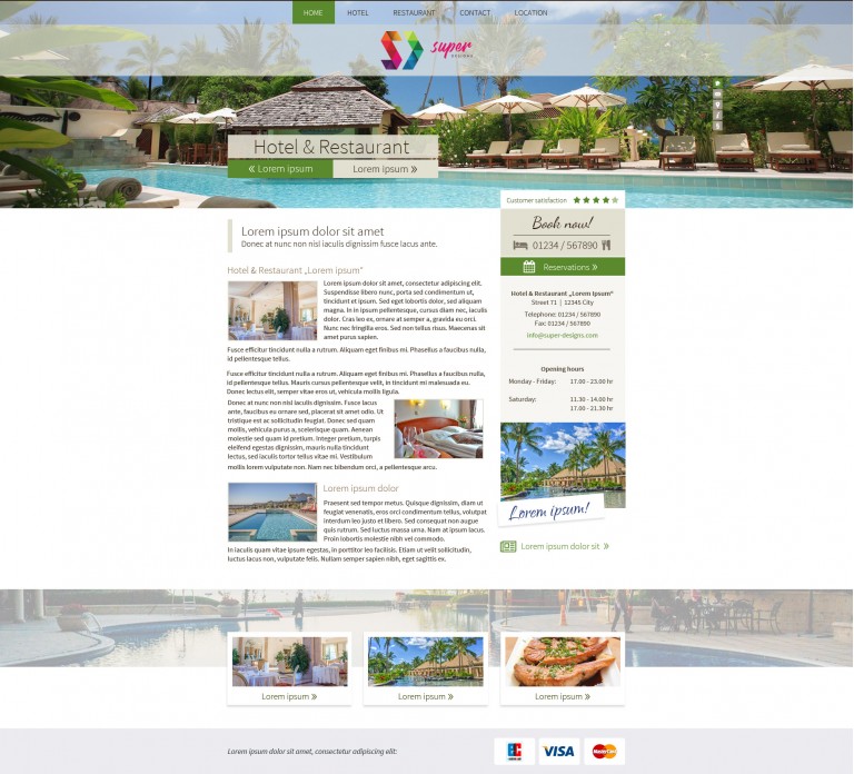 Paradise Resort HTML Template