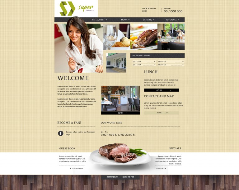 Delight Restaurant HTML Template